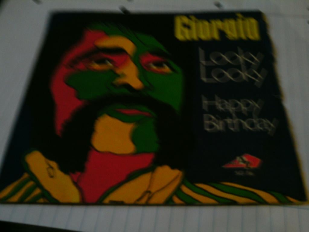 GIORGIO LOOKY LOOKY - HAPPY BIRTHDAY, Verzenden, Zo goed als nieuw, Overige formaten, Levenslied of Smartlap