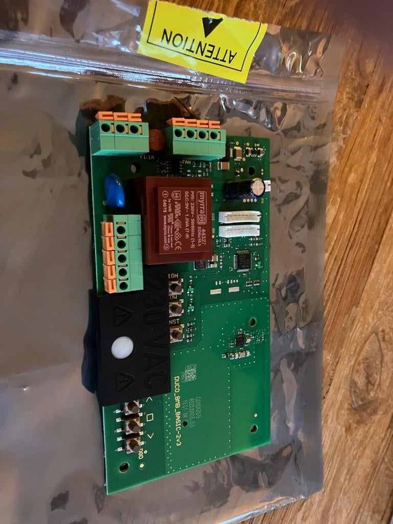 Printplaat voor DucoBox, Doe-het-zelf en Verbouw, Ophalen of Verzenden, Zo goed als nieuw, Afzuiger