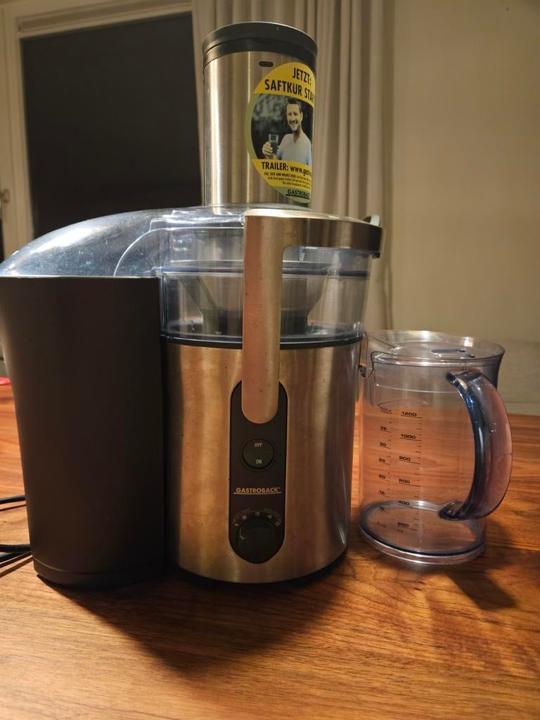 Gastroback Slowjuicer - Perfect voor gezonde sappen!, Witgoed en Apparatuur, Juicers, Gebruikt, Slowjuicer, Elektrisch, Ophalen
