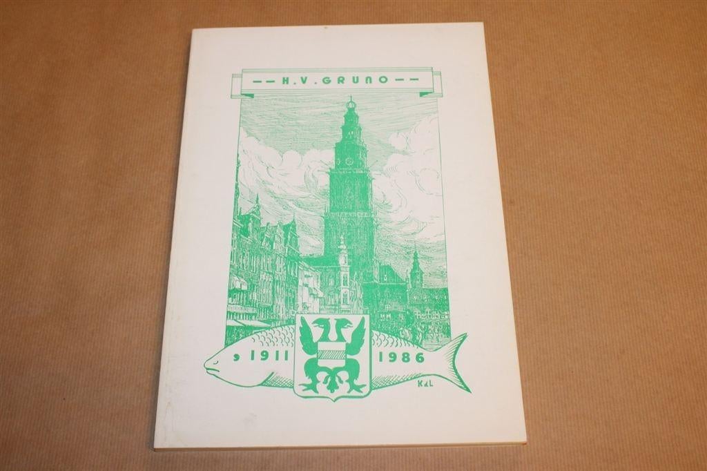Gedenkboek Hengelvereniging Gruno Groningen 1911-1986, Ophalen of Verzenden, Zo goed als nieuw