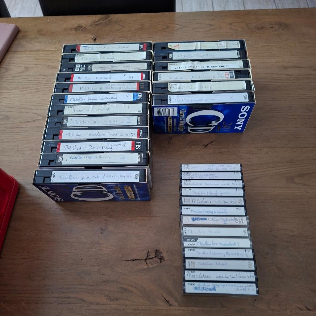 Metallica Muziekcassettes en Videobanden, Ophalen of Verzenden, Gebruikt, Rock en Metal, 2 t/m 25 bandjes