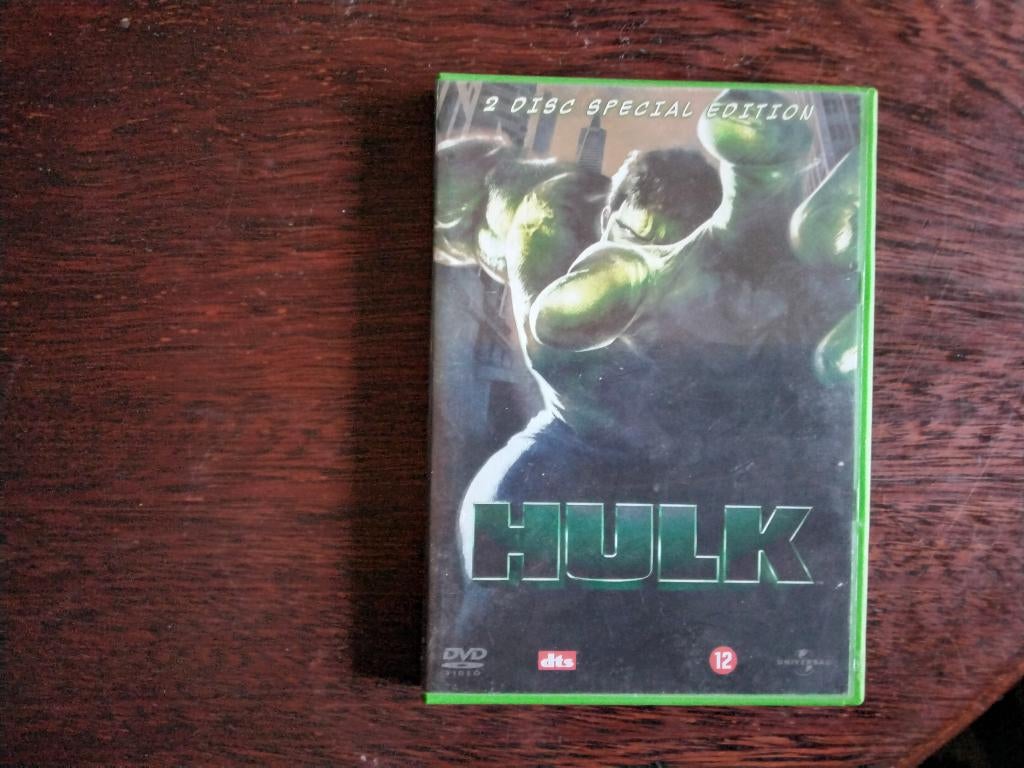 Hulk, 2disk, origineel, Cd's en Dvd's, Dvd's | Actie, Zo goed als nieuw, Actie, Boxset, Vanaf 12 jaar, Ophalen of Verzenden