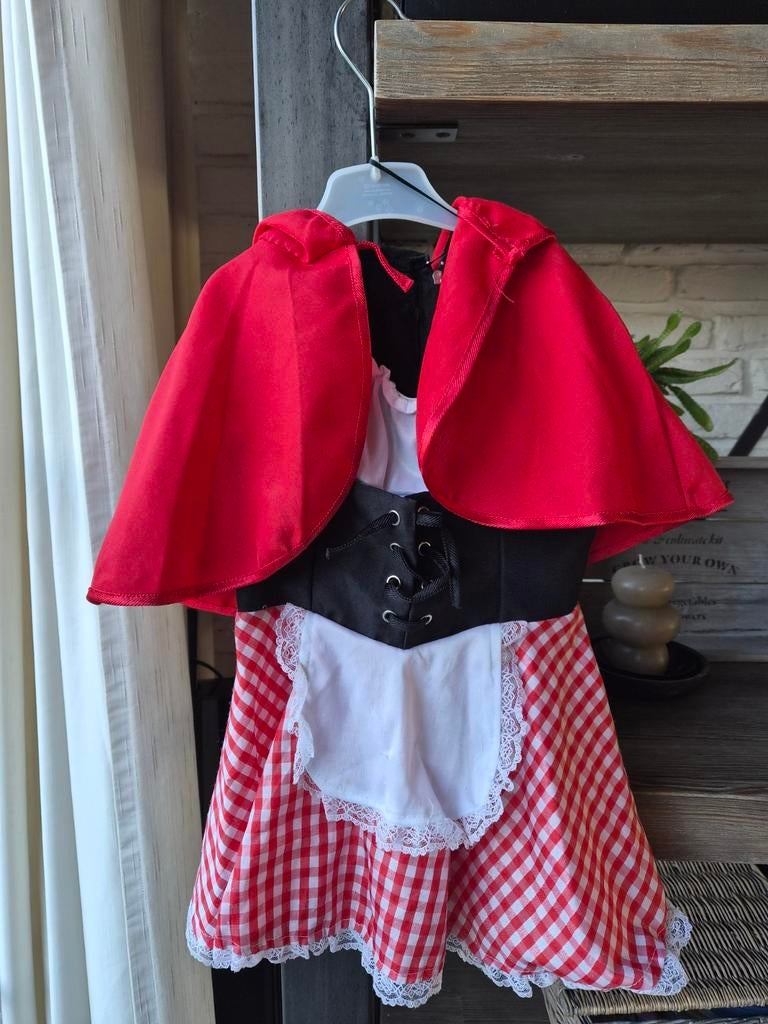 Roodkapje Kostuum moeder (maat s)/dochter (maat 104), Ophalen, Zo goed als nieuw, 104 of kleiner, Meisje