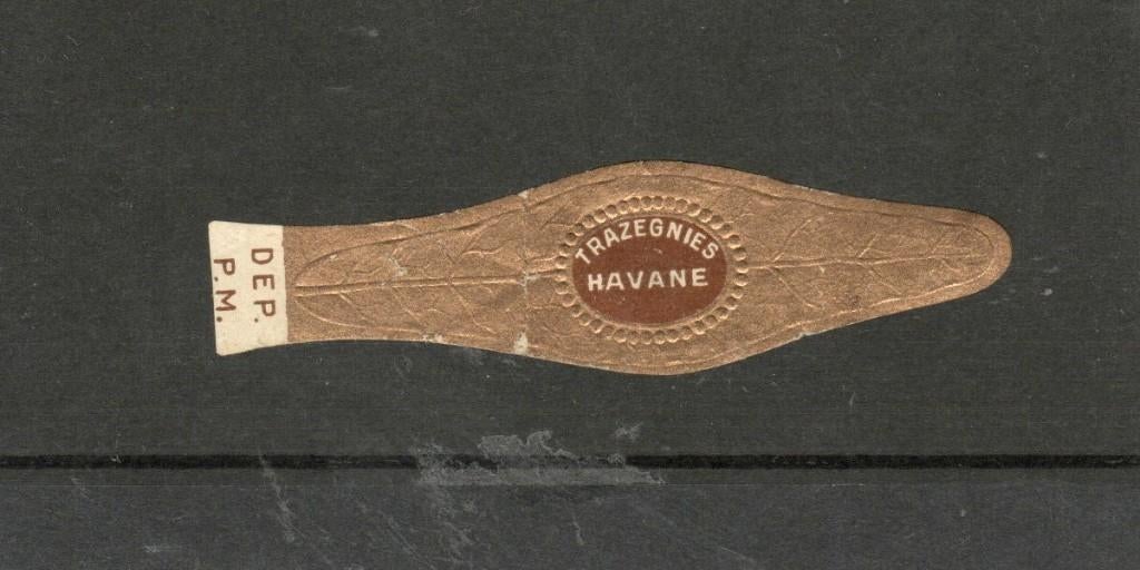 Trazegnies br, Ophalen of Verzenden, Sigarenbandjes