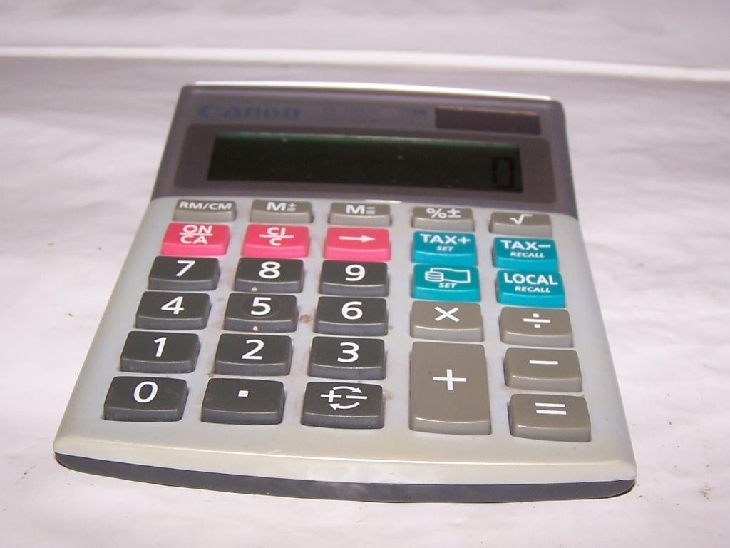 Vintage Canon LS-103TC rekenmachine. Izgs., Verzamelen, Elektronische Apparatuur, Ophalen of Verzenden, Computers en Rekenmachines