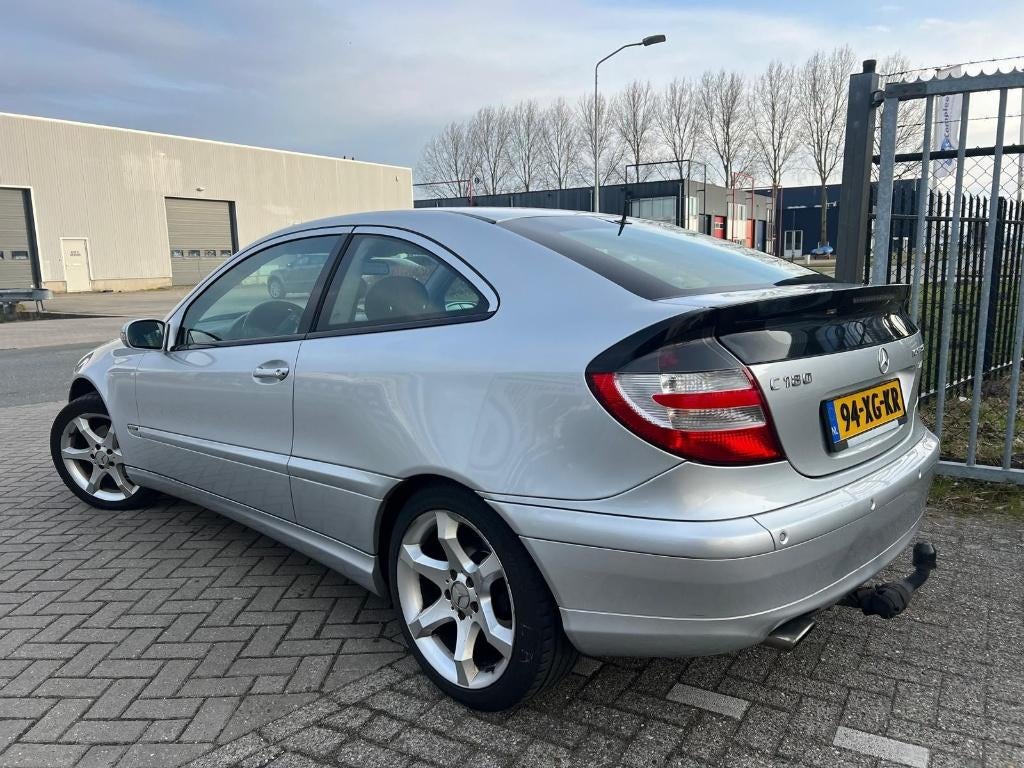 Mercedes-Benz C-Klasse 1.8 C180 Kompr Sportcoupe Automaat, Zwart, 4 stoelen, 1796 cc, Origineel Nederlands