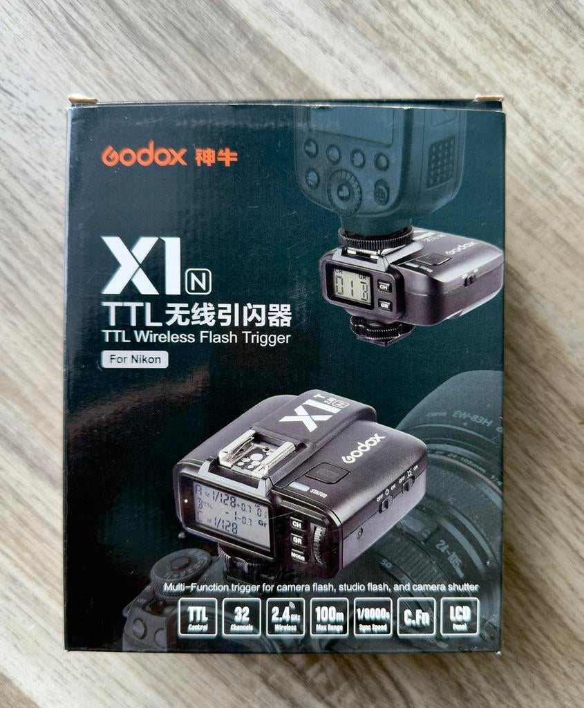 Godox X1N TTL Wireless Flash Trigger voor Nikon, Ophalen of Verzenden, Zo goed als nieuw, Nikon