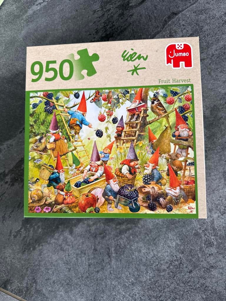 Jumbo Fruit Harvest Puzzel - 950 stukjes, Ophalen of Verzenden, 500 t/m 1500 stukjes, Zo goed als nieuw, Legpuzzel