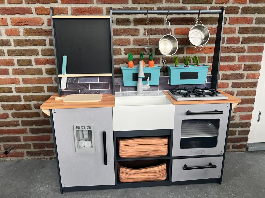Kidkraft keuken (hout) Farm to table incl. accessoires, Kinderen en Baby's, Speelgoed | Speelkeukens, Ophalen, Zo goed als nieuw