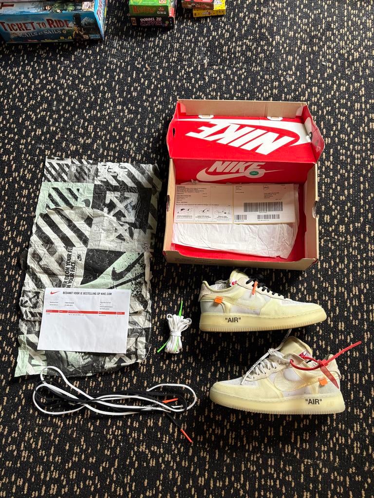 Nike x Off white air force 1 The Ten 41, Ophalen of Verzenden, Wit