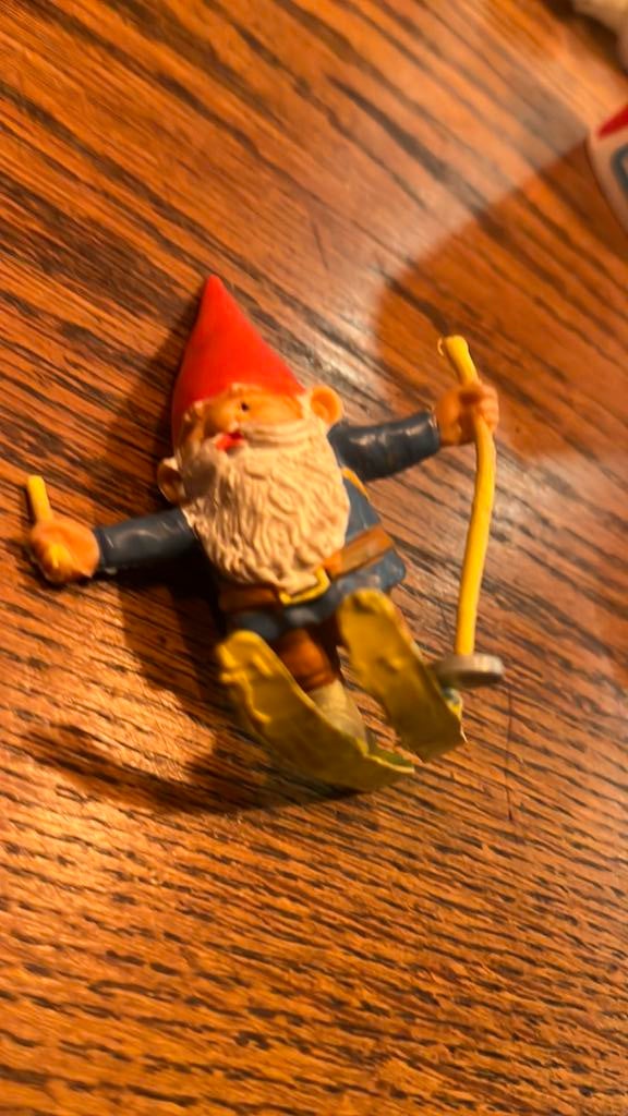 Rien poortvliet. Kabouter met ski, Ophalen of Verzenden, Gebruikt