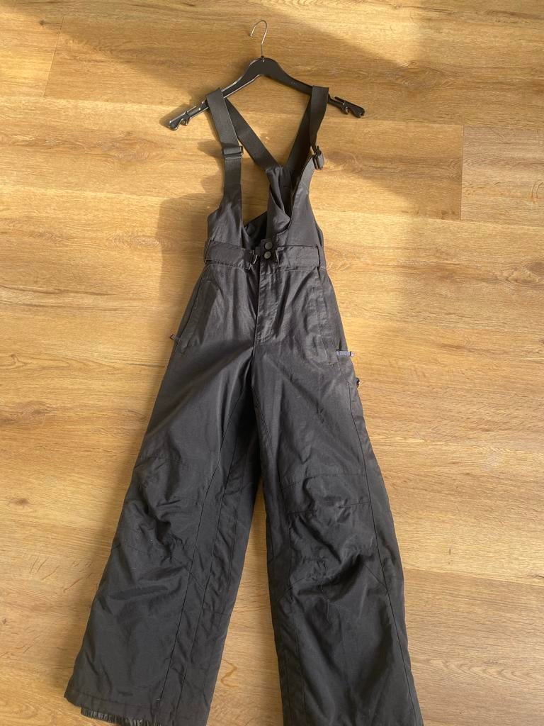 Zwarte ski overall  maat 140, Jongen of Meisje, Ophalen of Verzenden, Zo goed als nieuw, Maat 140