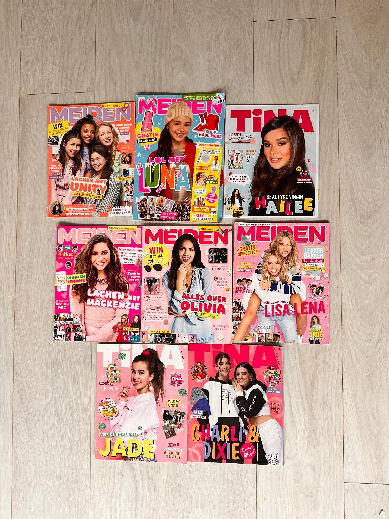 Leuke Tina en Meidentijdschriften, Ophalen of Verzenden, Gelezen, Overige typen