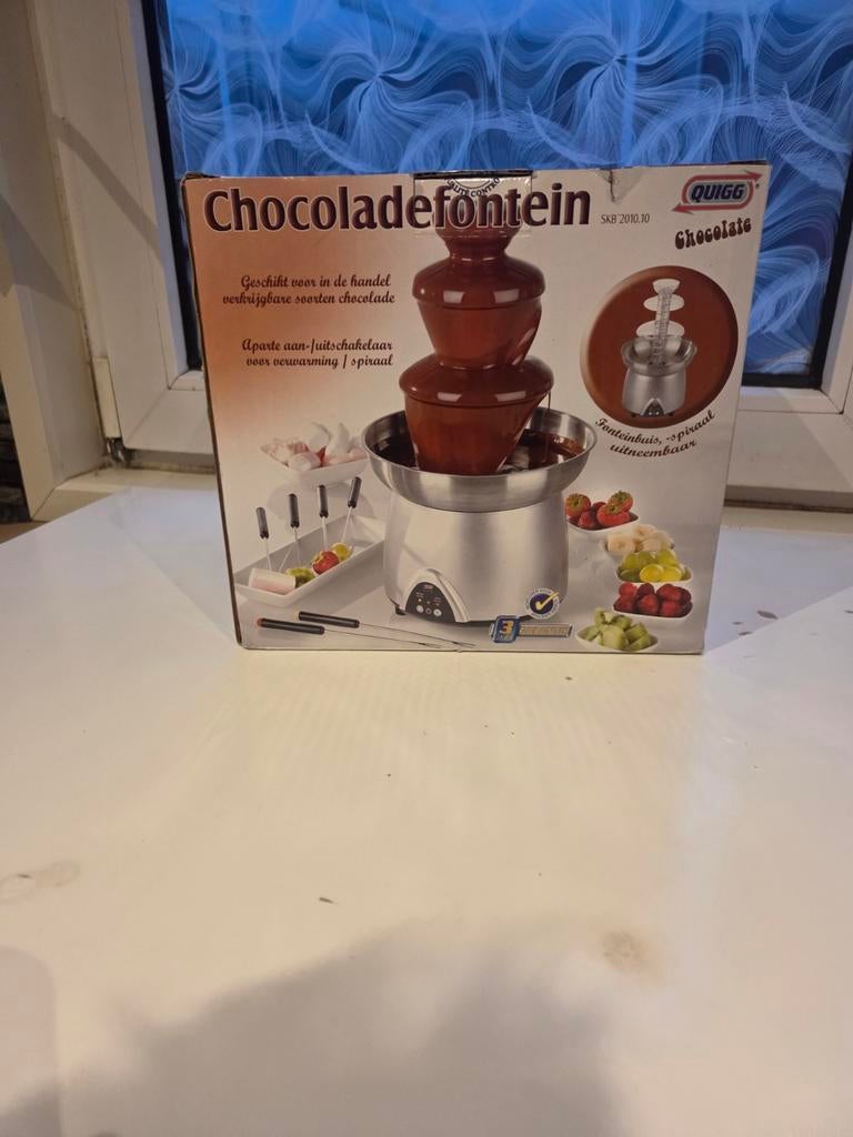 Chocolade fontein, Witgoed en Apparatuur, Fonduesets, Ophalen of Verzenden, Nieuw, Waxinelicht, Fondueset