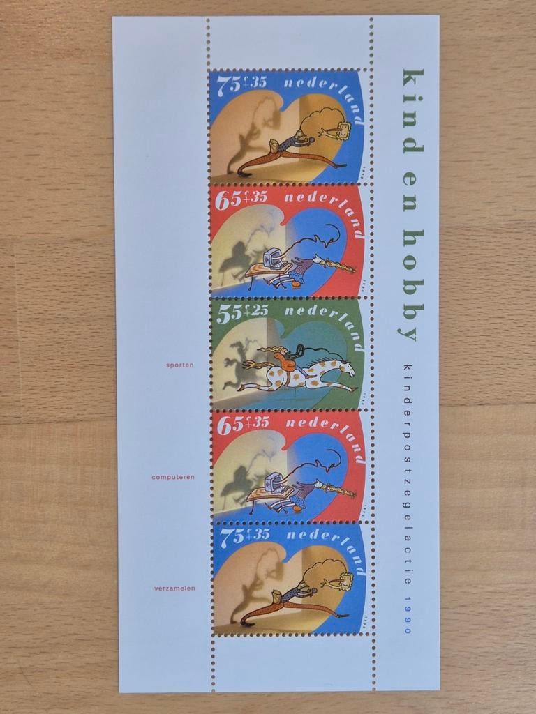 Nederland 1990 kinderpostzegels, Postzegels en Munten, Postzegels | Nederland, Postfris, Na 1940, Ophalen of Verzenden
