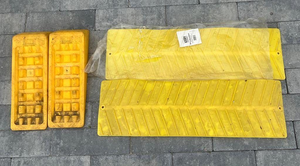 Voor de Camper rijplaten, Ophalen, Gebruikt