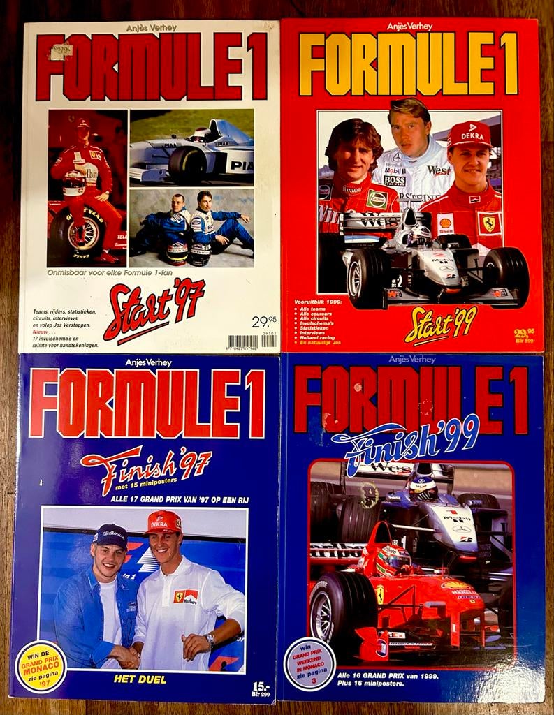 Formule 1 Jaarboeken - 9 Stuks, Ophalen of Verzenden