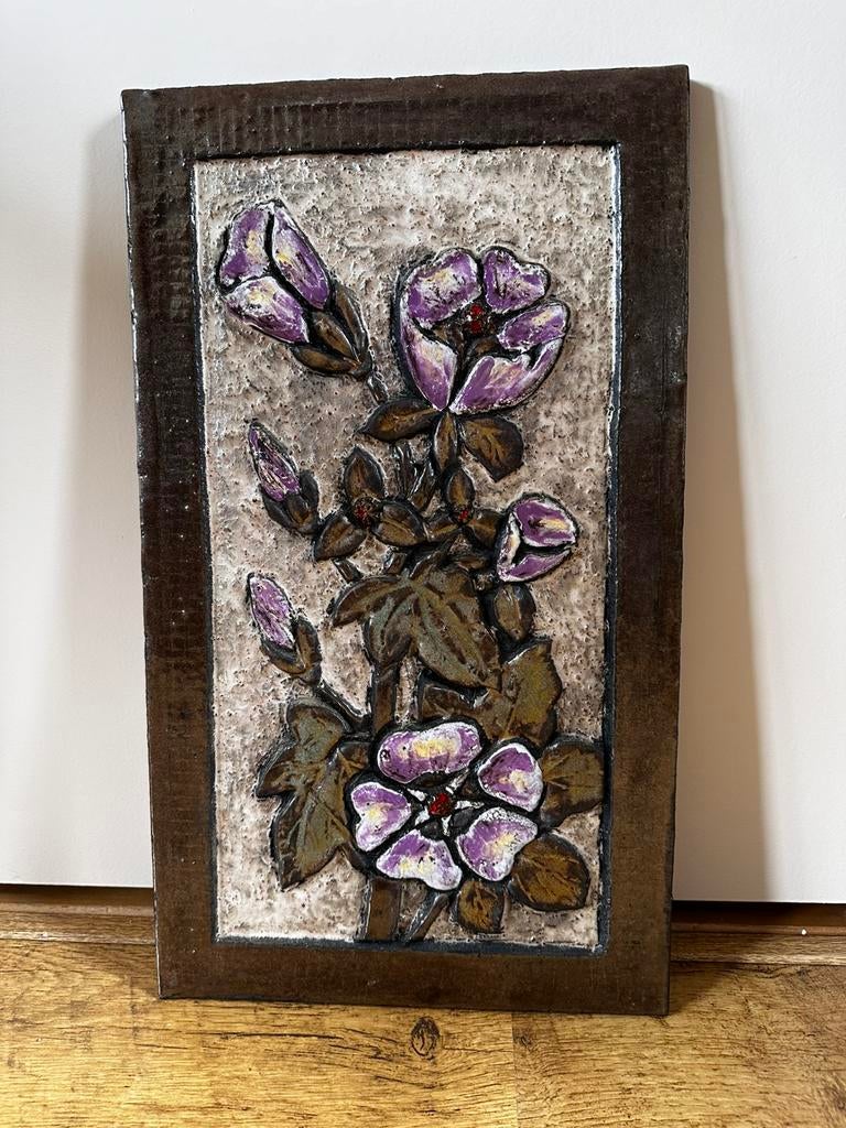 Ruscha keramiek wandpaneel., Ophalen, Zo goed als nieuw