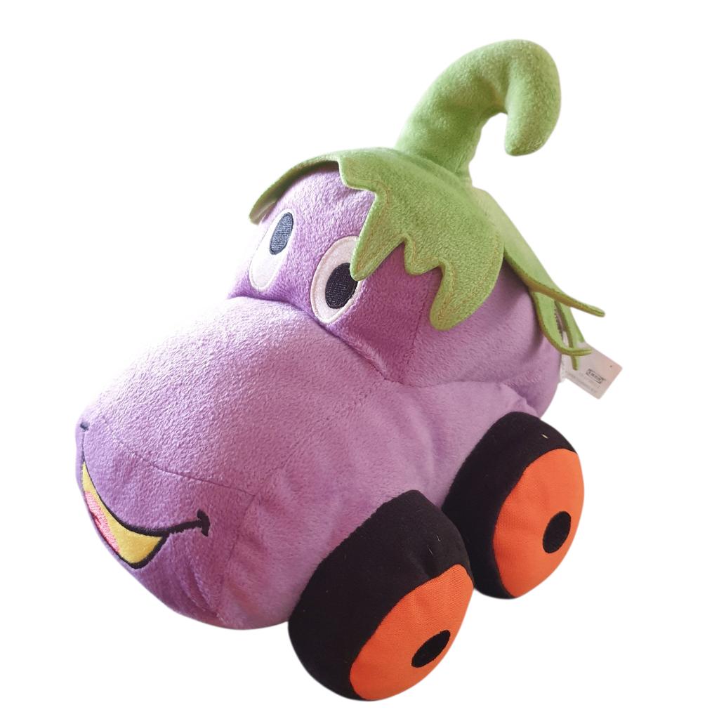 Vintage Ikea Sagoskatt knuffel 2015 aubergine auto 0902, -, Ikea, Overige typen, Zweden