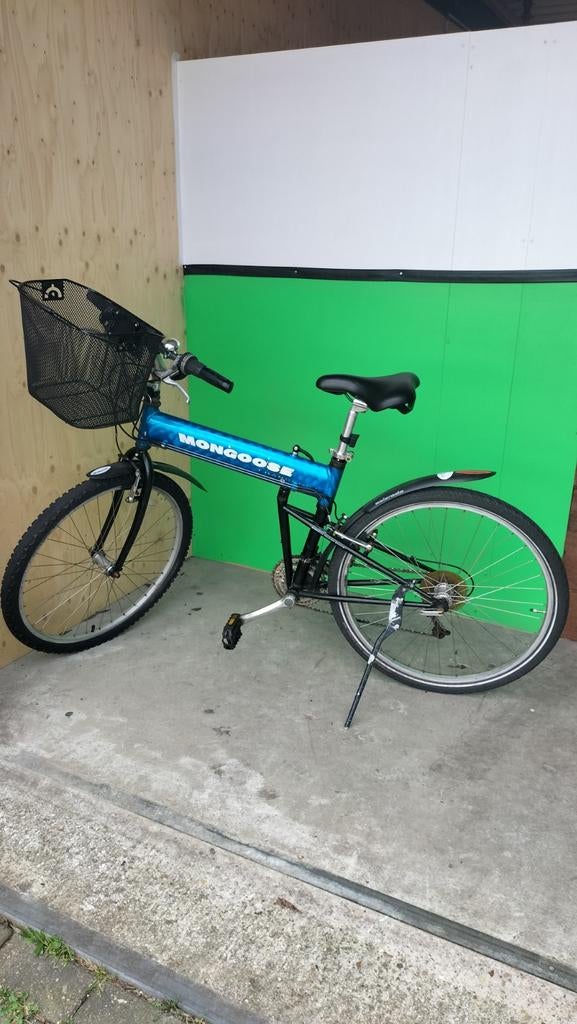 Stoere knalblauwe Mongoose vouwfiets met 21versnellingen, Fietsen en Brommers, Fietsen | Vouwfietsen, Ophalen, Mongoose, Nvt, Nvt