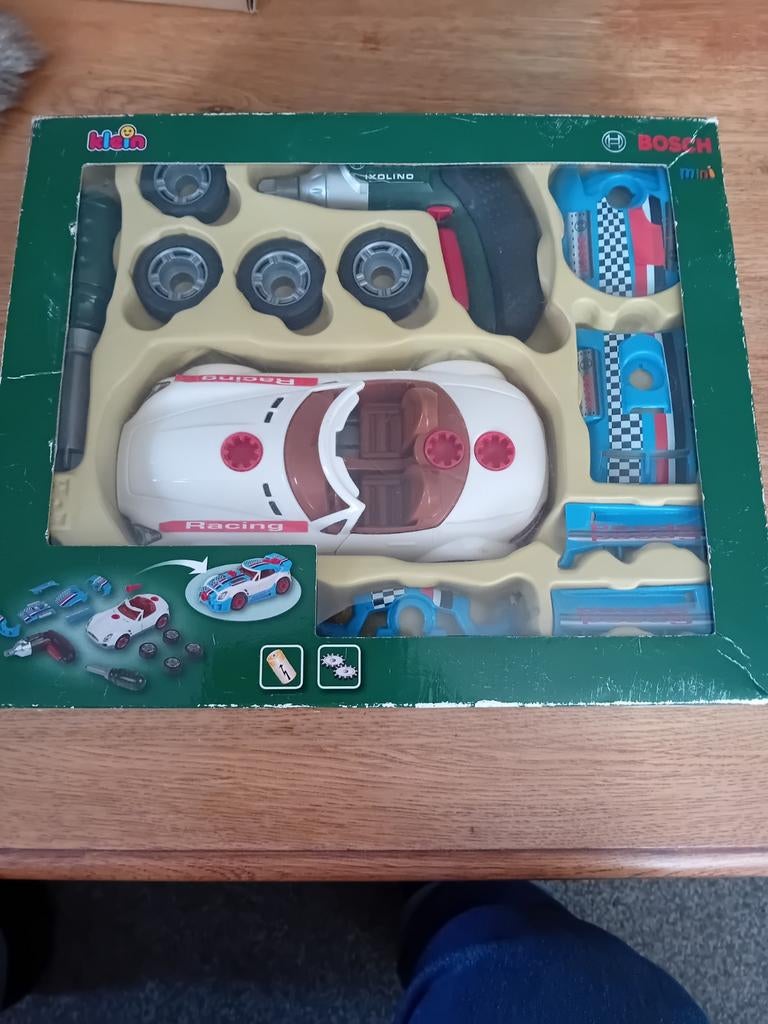 Theo Klein Bosch Auto Tuning Set - Om te Bouwen!, Ophalen of Verzenden, Gebruikt, Jongen of Meisje