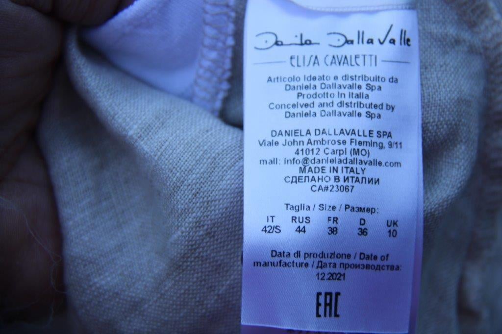 Blouse beige/ creme Elisa Cavaletti mt S/36 Vaste prijs, Beige, Ophalen of Verzenden, Zo goed als nieuw, Elisa Cavaletti
