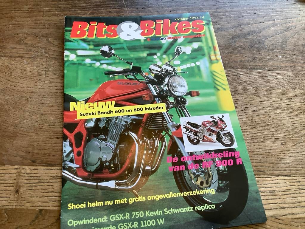 Bits & Bikes Oktober 1994 - Suzuki motor magazine, vintage., Verzenden, Suzuki