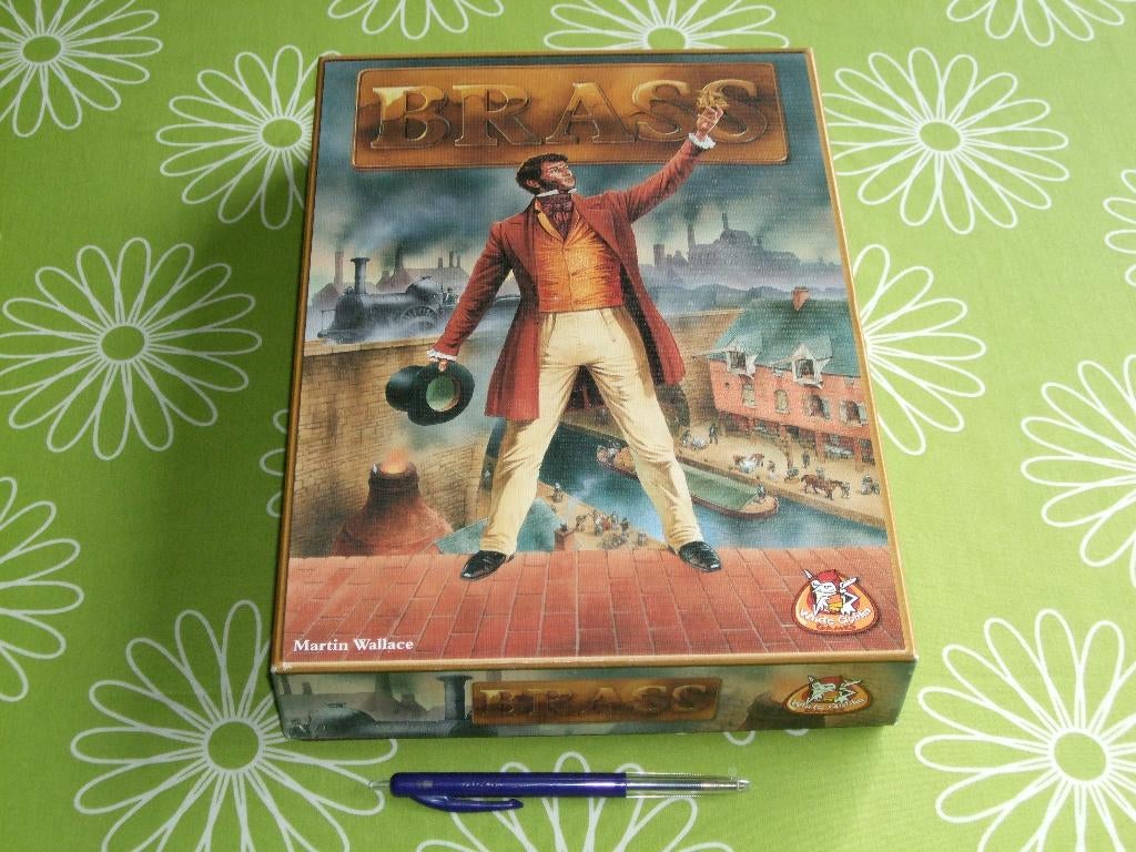 Brass - strategisch bordspel van Martin Wallace, Drie of vier spelers, Ophalen of Verzenden, Zo goed als nieuw