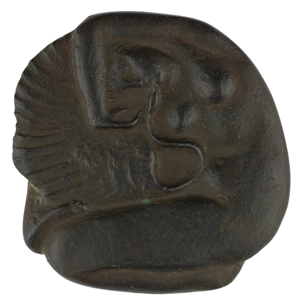 Penning VPK 1967 Fred Carasso : Leda en de Zwaan, Verzenden, Brons, Nederland