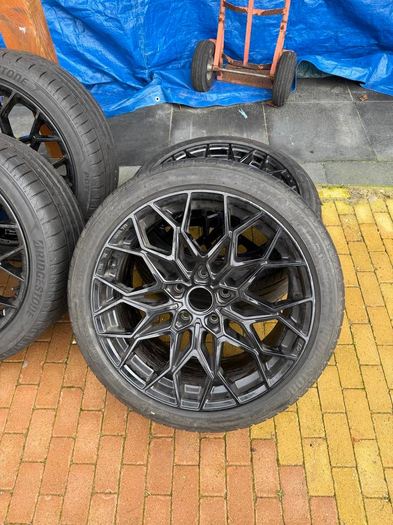Msw 20" Velgen Porsche Panamera + Banden (400km), Auto-onderdelen, Banden en Velgen, Ophalen, Gebruikt, 285 mm, Banden en Velgen