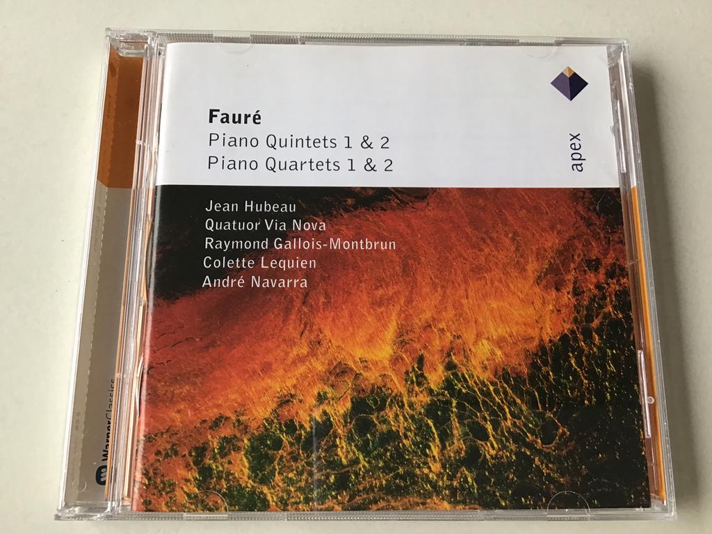 Fauré Piano Quintets & Quartets/ Hubeau/Quatuor via nova 2CD, Ophalen of Verzenden, Romantiek, Zo goed als nieuw, Kamermuziek