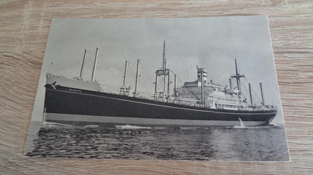 s.s Almdijk, Verzenden, Gebruikt, Kaart, Foto of Prent