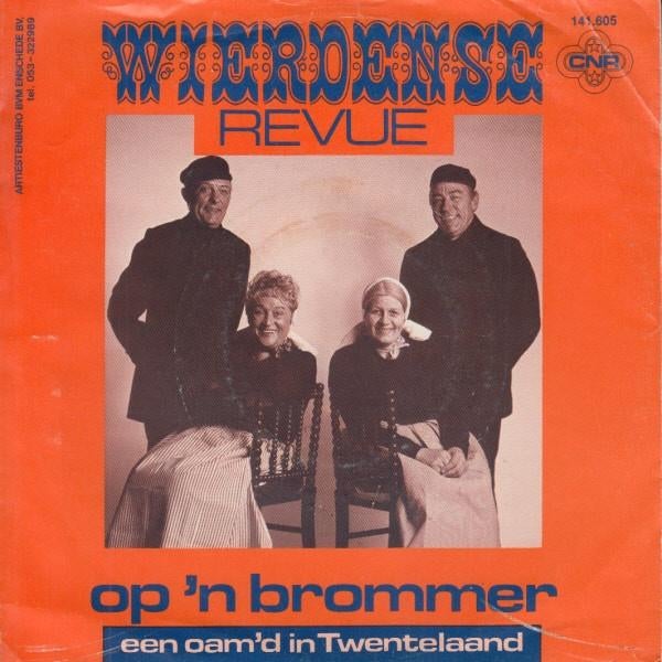 Piraten Single (1982) Wierdense Revue – Op 'n Brommer, Cd's en Dvd's, Vinyl Singles, Gebruikt, 7 inch, Single, Ophalen of Verzenden