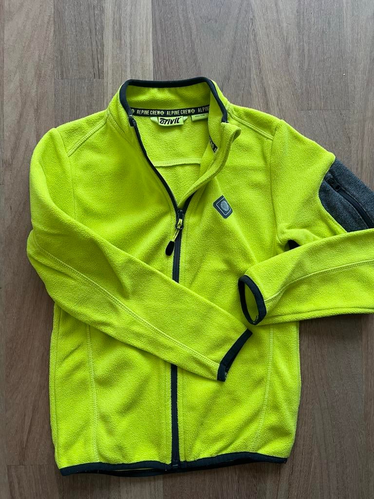 Crivit Fleece Vest - fluor Geel maat 122/128, Kleding | Heren, Sportkleding, Fitness, Maat 48/50 (M), Geel, Ophalen of Verzenden