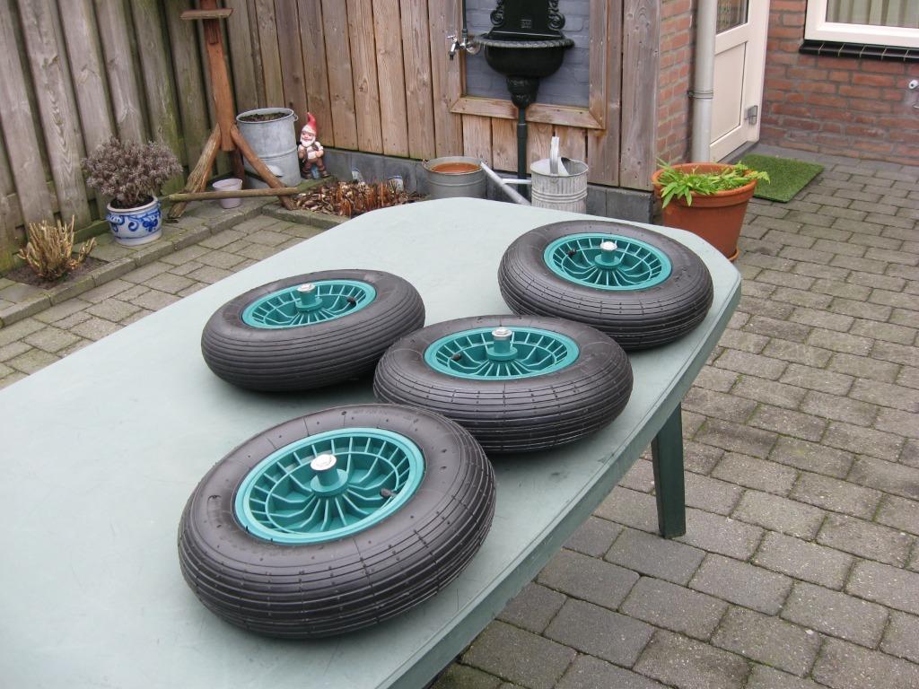 Kruiwagenwiel Nieuw. Fort E.A. Steek/Transport En Kruiwagens, Ophalen of Verzenden, Nieuw, Handmatig, Eenwielig