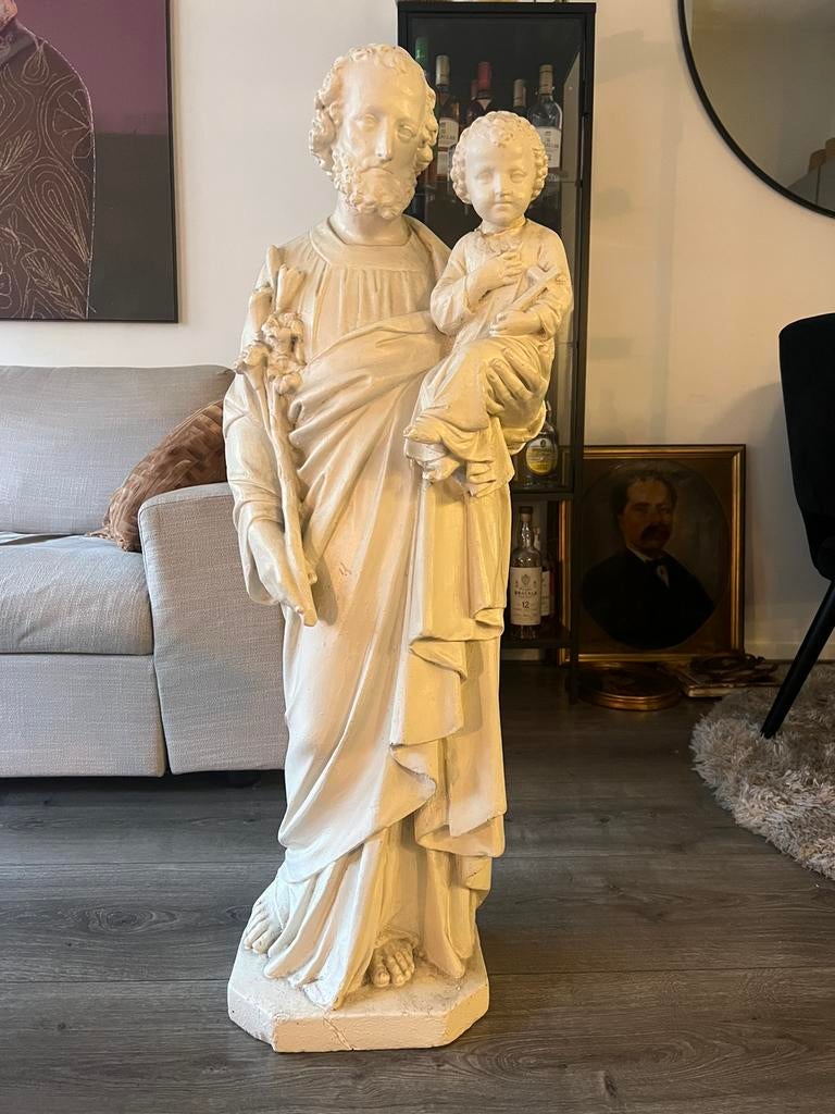 Groot gipsen beeld Heilige Jozef, Ophalen