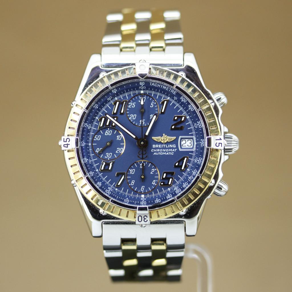 Breitling Chronomat Staal-Goud D13350, Staal, Gebruikt, Breitling, Polshorloge