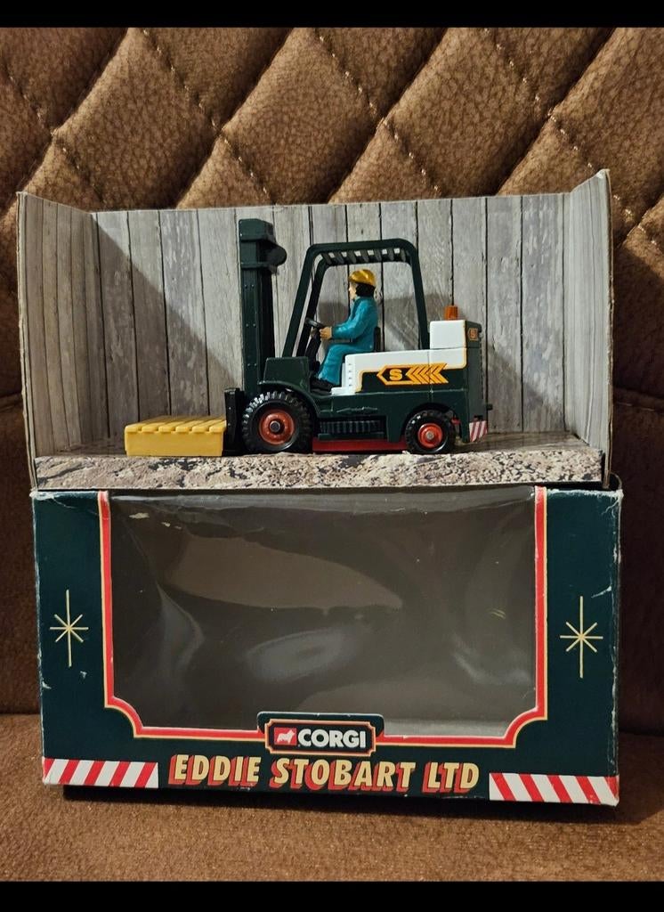 Corgi Classics limited edition forklift Eddie Stobart  ovp, Ophalen, Zo goed als nieuw, Overige typen, Corgi