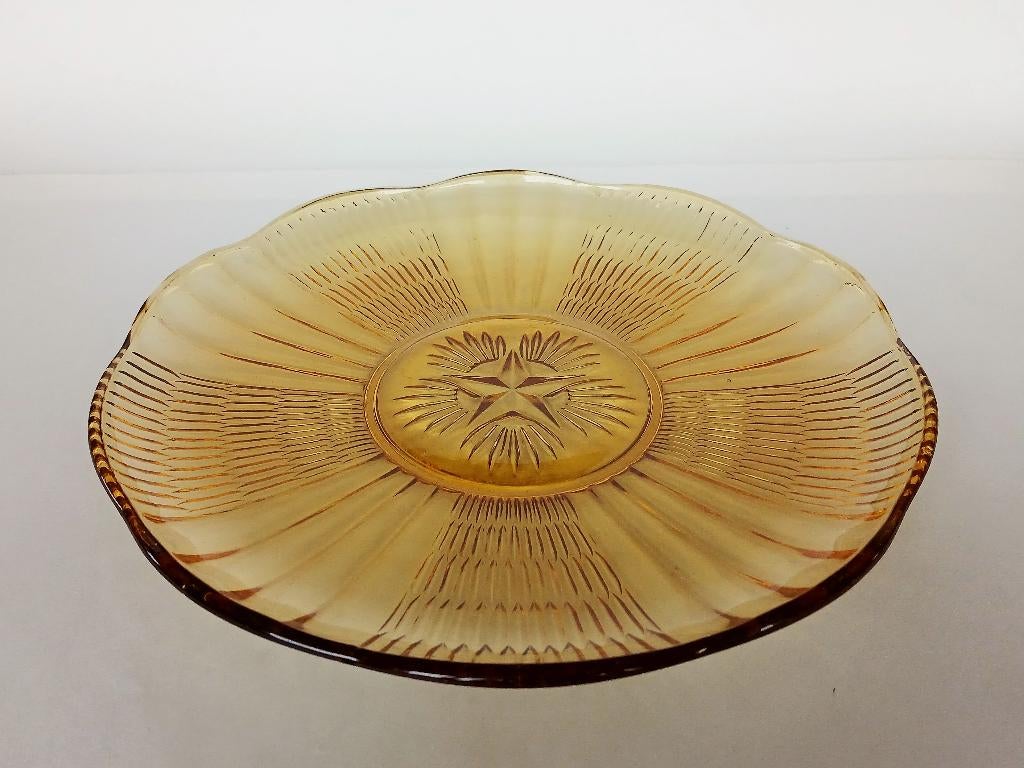 Schaal Walther & Söhne Blücher Persglas Art Deco, Ophalen of Verzenden