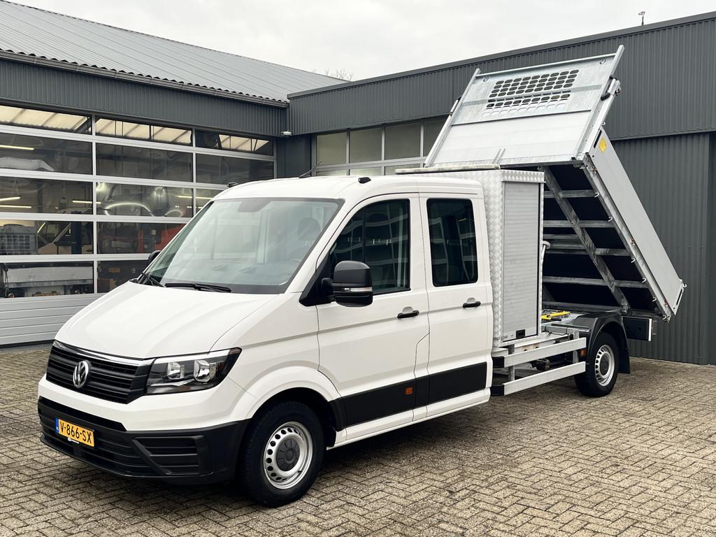 Volkswagen Crafter 35 2.0 TDI Maxi DC L4H1 Kipper 3000kg tre, Auto's, Bestelauto's, Voorwielaandrijving, 2637 kg, Gebruikt, 4 cilinders