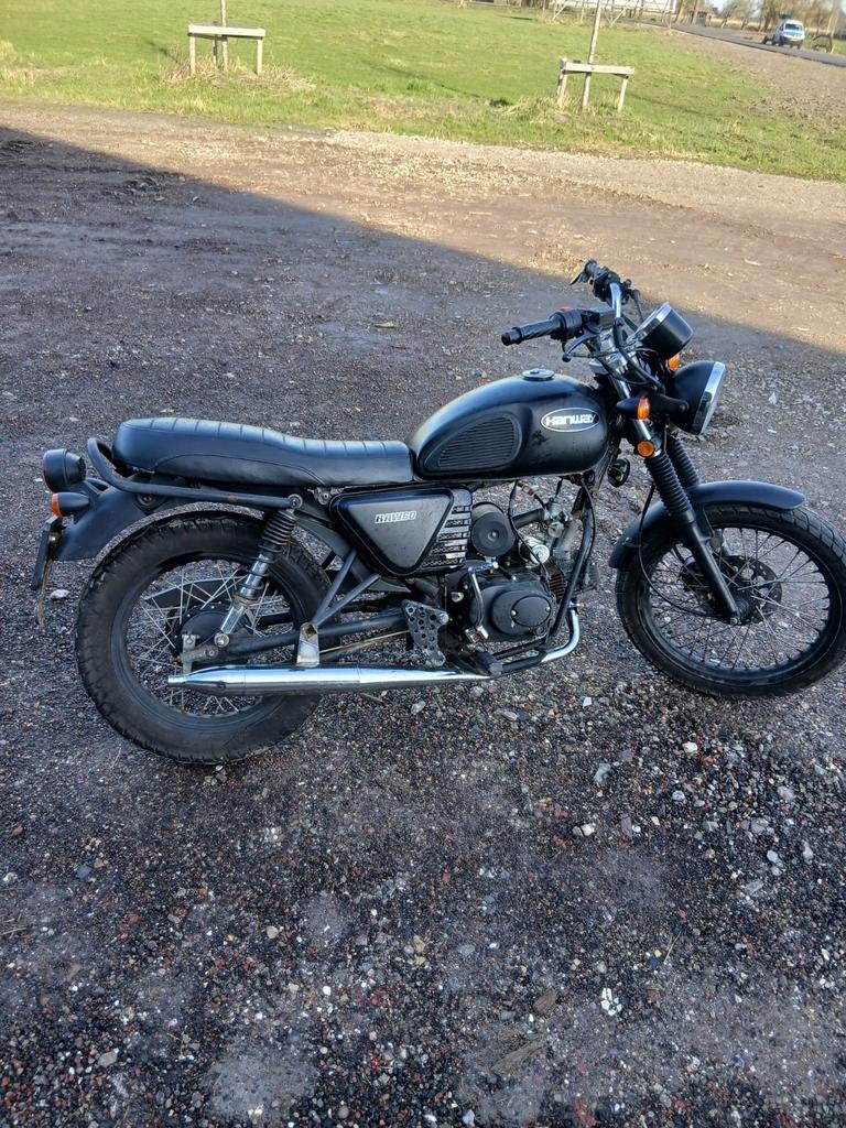 Hanway Raw 50 schakelbrommer, Fietsen en Brommers, Brommers | Overige merken, Ophalen, Gebruikt, Maximaal 45 km/u, Hanway