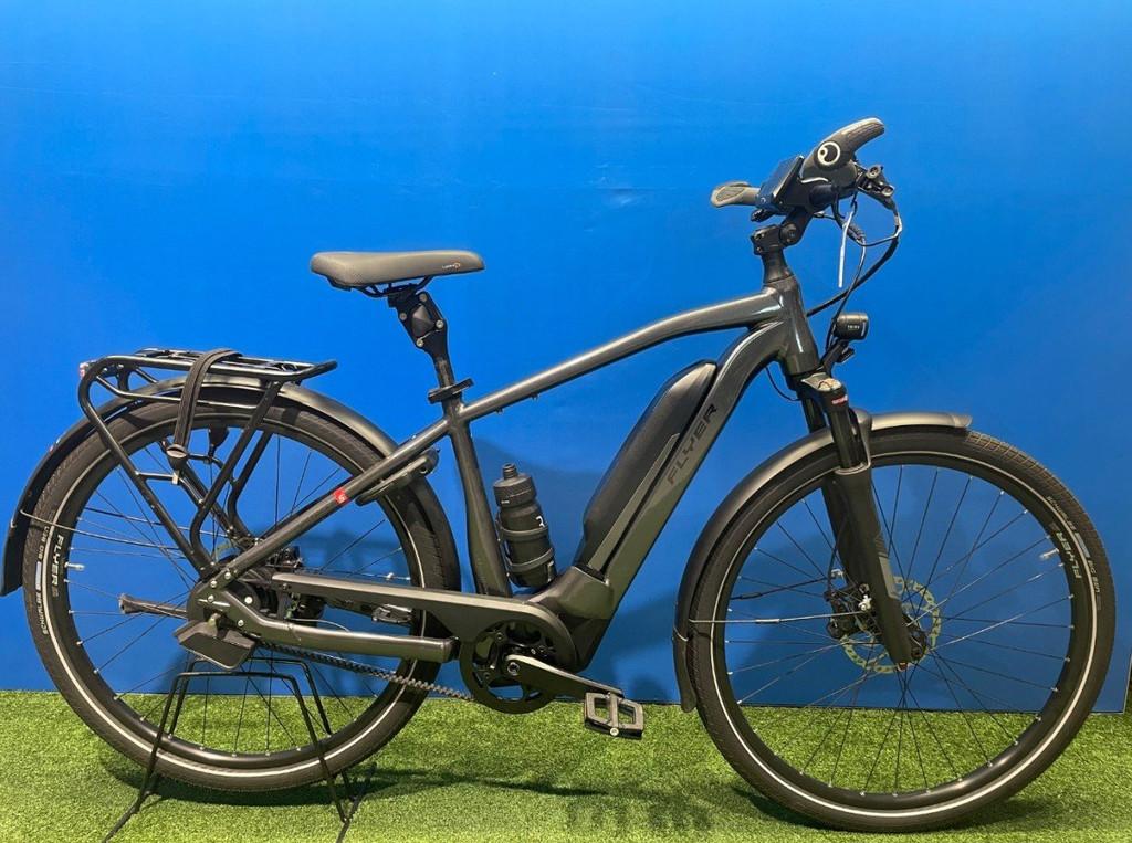 Flyer Upstreet 5 7.23 | 750Wh. | Heren Grijs 48cm M 2022, Fietsen en Brommers, Elektrische fietsen, Gebruikt, Overige merken, 47 tot 51 cm