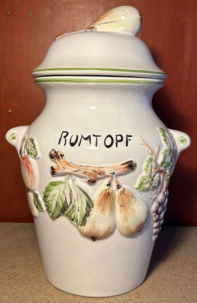 Vintage Keramische Rumtopf Pot - West-Duitsland, Ophalen of Verzenden