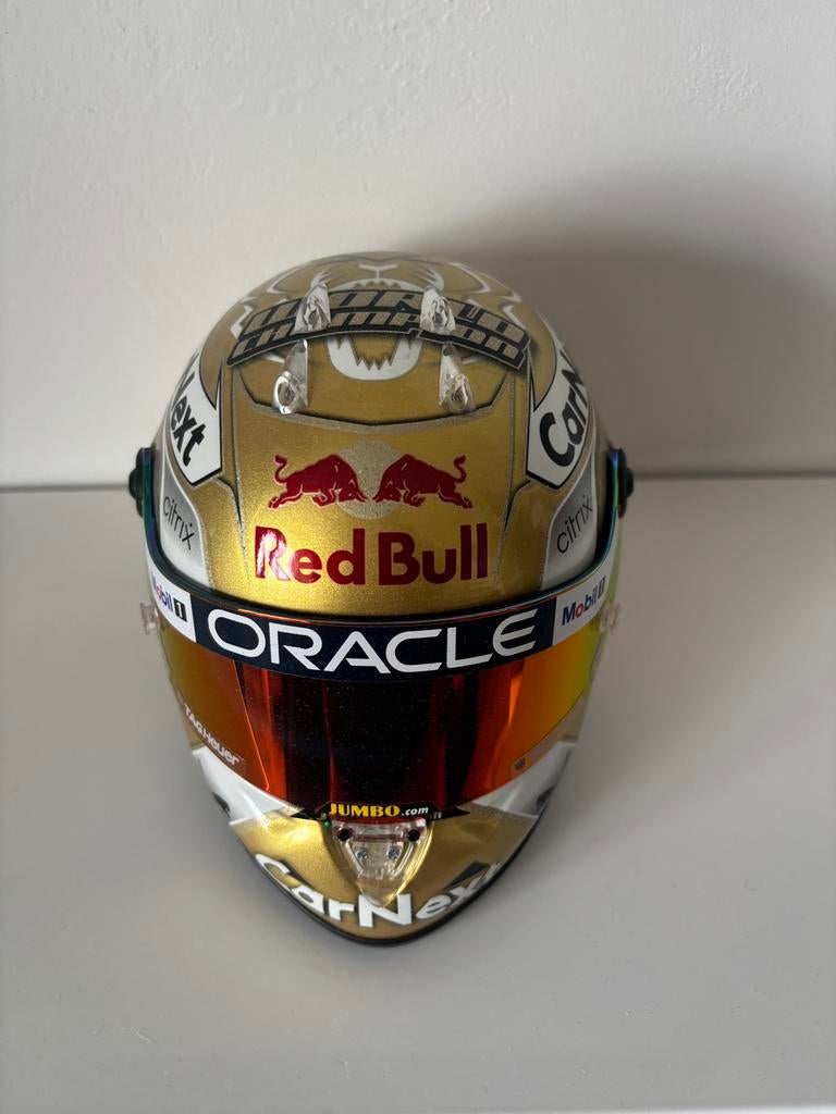 Max Verstappen World Champion 2022 helm 1/2, Verzamelen, Ophalen, Nieuw, Formule 1