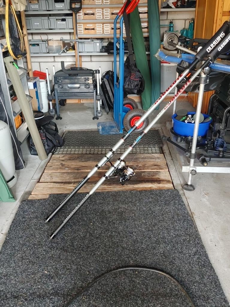 2 Preston absolute bolo hengels, Watersport en Boten, Hengelsport | Witvissen, Ophalen, Molen