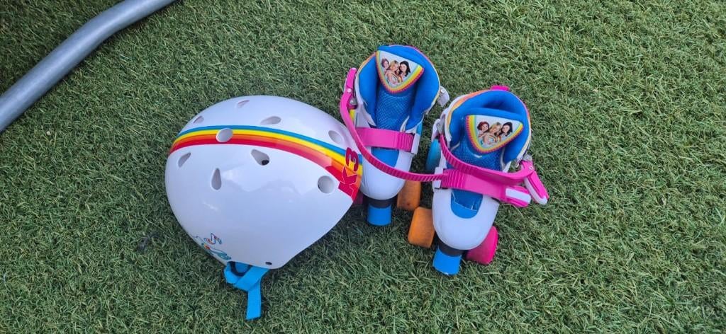 K3 - Rolschaatsen met HELM!, Kinderen en Baby's, Speelgoed | Buiten | Rolschaatsen, Kinderen, Ophalen of Verzenden, Verstelbaar