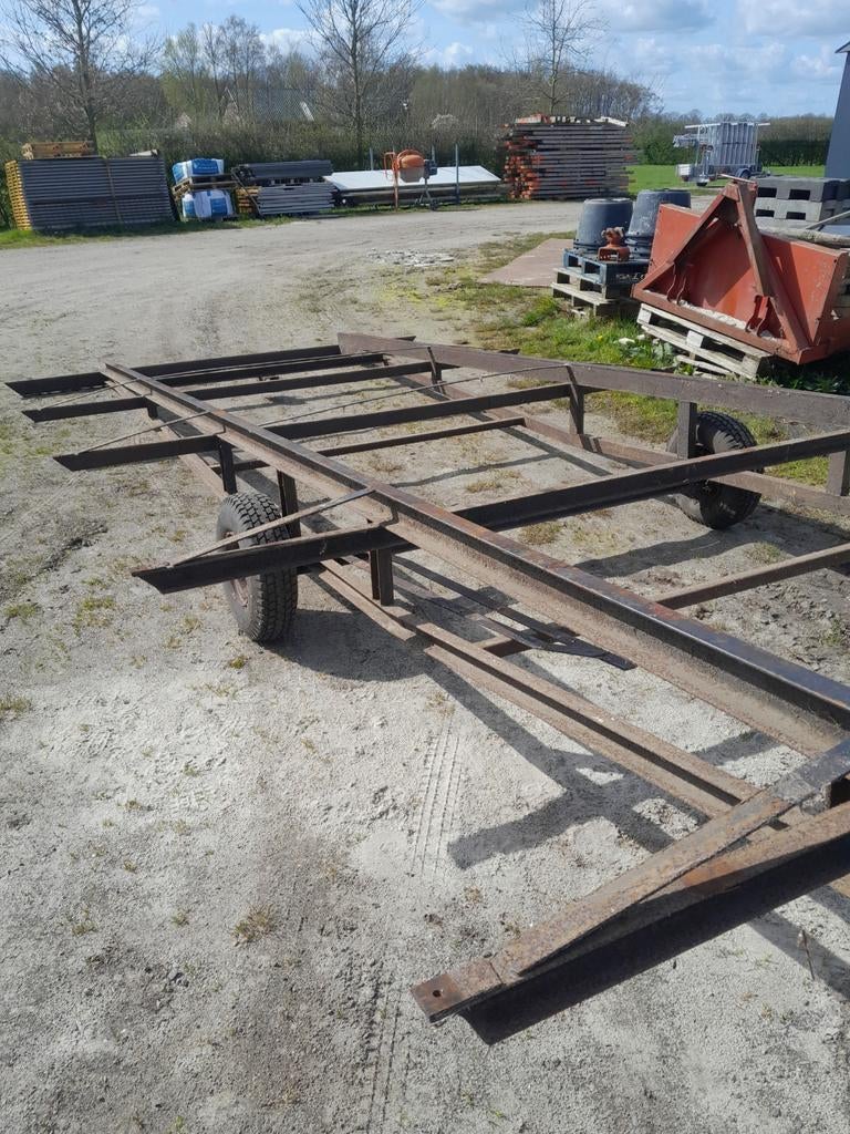 Onderstel stacaravan, Ophalen, 50 mm of meer, Pallet, Minder dan 200 cm