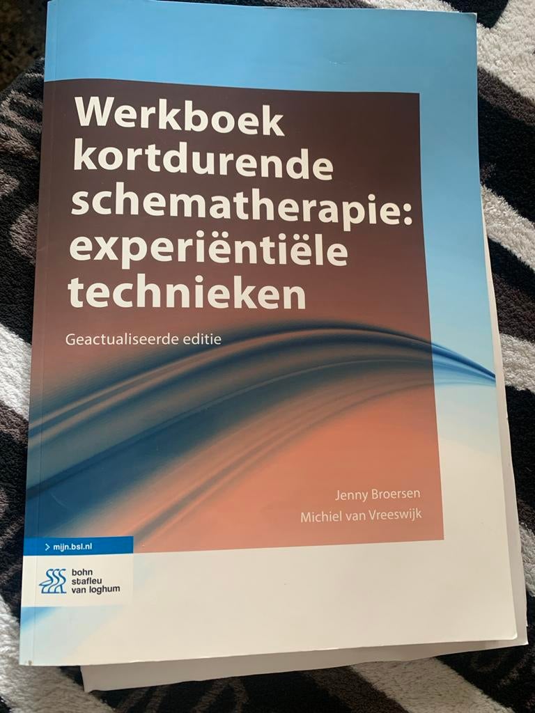 Werkboek kortdurende schematherapie, Ophalen of Verzenden, Gamma, Gelezen, HBO