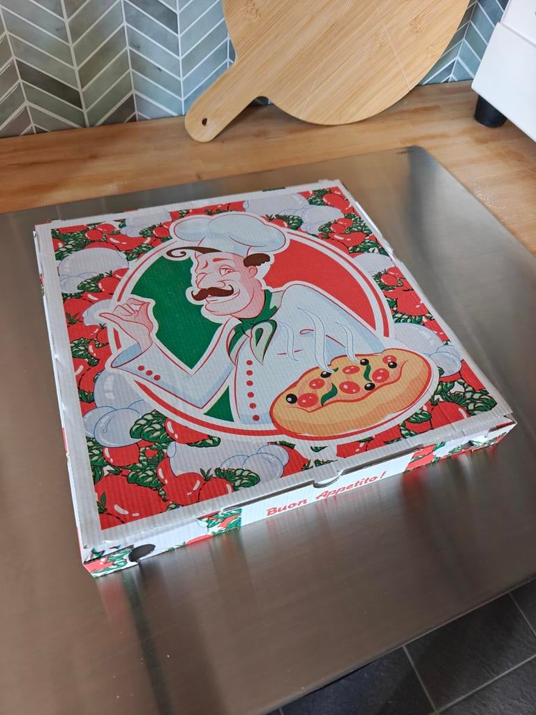 Pizzadoos 25 stuks, Ophalen, Nieuw