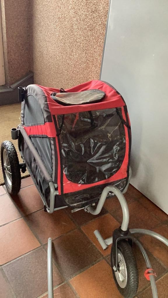 Doggyride originele DutchDog rood ook als jogger mogelijk, Dieren en Toebehoren, Honden-accessoires, Zo goed als nieuw, Ophalen
